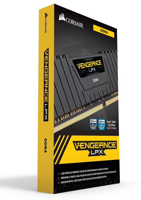 Memria RAM Corsair Vengeance LPX 8GB (1x8GB) DDR4-3200MHz CL16 Preta 2